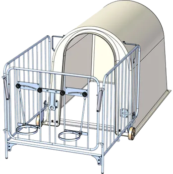 Bouda pro tele individuální se zdvihacím hrazením