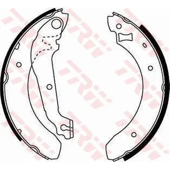 Brzdová čelist Sada brzdových čelistí LUCAS GS6207