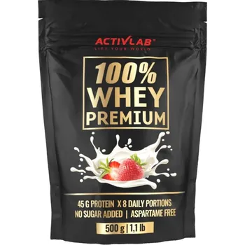 Protein Activlab 100% Whey Protein Premium - 500 g Příchuť: jahoda