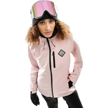 SIROKO Dámská snowboardová bunda W2-W Pastel Růžová RŮŽOVÁ