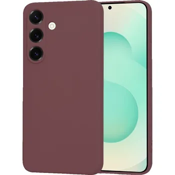 Pouzdro na mobilní telefon Techsuit SoftFlex pro Samsung Galaxy S25 Plus švestkově červený