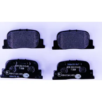 Brzdová destička Sada brzdových destiček, kotoučová brzda HELLA 8DB 355 010-001