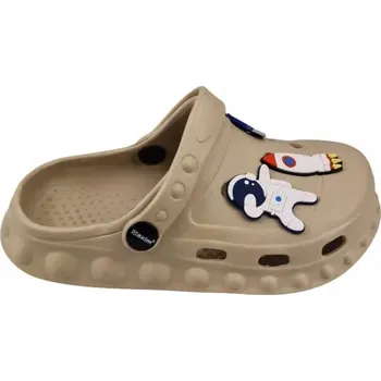 Dámské pantofle DĚTSKÉ ŽABKY PRO PANTOFLE PĚNOVÉ AXIM 25424 BÉŽOVÉ R35