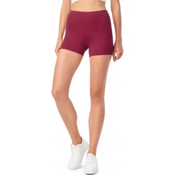 Dámské legíny Merry Style Dámské krátké legíny bavlna MS10-392 Bordó L