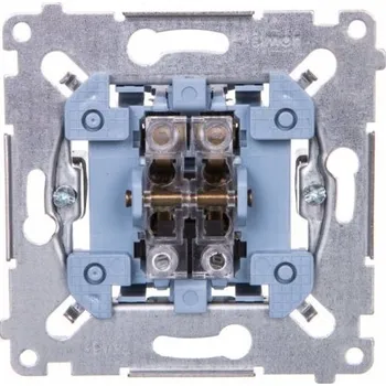 vypínač Dvojitý vypínač pod omítku Kontakt-simon bílý SP2M