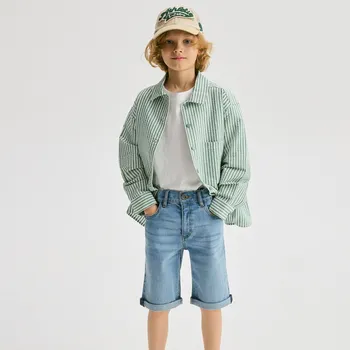 Reserved - Džínové kraťasy regular - modrá - 3249N-50J - 3249N-50J-116