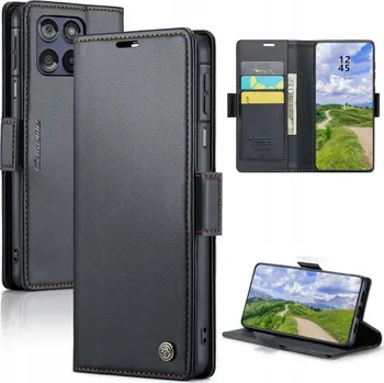 Pouzdro na mobilní telefon Flipové pouzdro Caseme pro Motorola Edge 60 Pro, černé