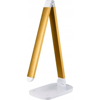 Lampička STOLNÍ LAMPA ŠKOLNÍ NA PSACÍ STŮL ZLATÁ LED