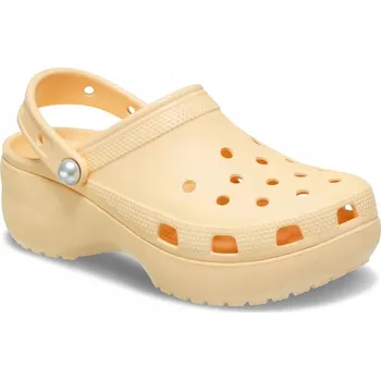 Dámské pantofle Crocs dámské nazouváky 211231-78Z Classic Platform Pearl Clog, velikost 39,5