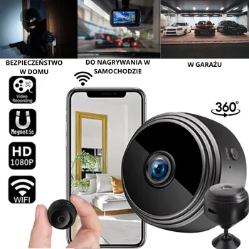 MINI ŠPIÓNÍ KAMERA WIFI HD DETEKCE POHYBU 32GB