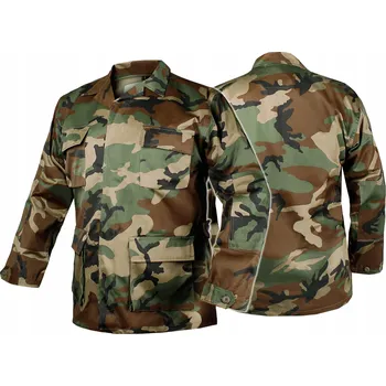 Moto bunda Mil-Tec Vojenská Mikina BDU, bunda, T/C Woodland XXL