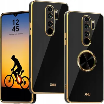 Pouzdro na mobilní telefon POUZDRO GLAMOUR COVER + DRŽÁK RING CASE PRO REDMI NOTE 8 PRO