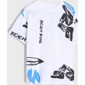 Sinsay - Tričko s krátkým rukávem - bílá - 161DR-00X - 161DR-00X-140