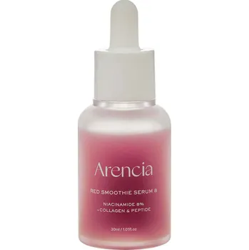 Pleťové sérum Arencia – Fresh Red Smoothie Serum 8 – Zpevňující sérum s kolagenem a peptidy – 30 ml