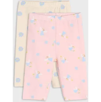 Dětská móda Sinsay - Sada 2&nbsp;legín - pastelová růžová - 249DJ-03X - 249DJ-03X-98