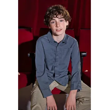 Chlapecká košile Dětská košile Mayoral 7109.7D.Junior.9BYA modrá 95X, vel. 160