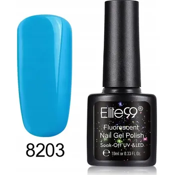 Lak na nehty Elite99 Fluorescenční lak gel UV & LED 10 ml