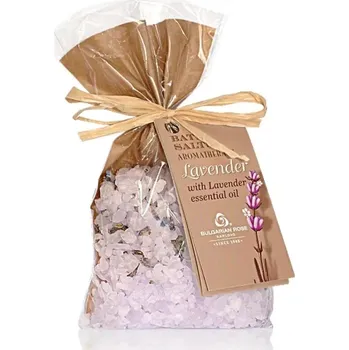 Koupelová sůl Bulharská růže a levandule 100g sůl do koupele