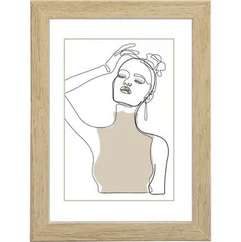 Rám na obraz Hama rámeček dřevěný KOPENHAGEN, dub, 60x80 cm POUZE OSOBNÍ ODBĚR r080074