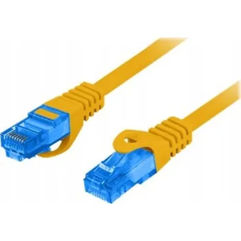 Síťový kabel Patchcord Lanberg S/FTP kat.6A 1m LSZH CCA fluke passed oranžový