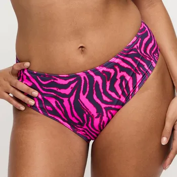 Dámské plavky Primadonna - Malabo plavkové kalhotky vyšší hot pink zebra 44 4013751