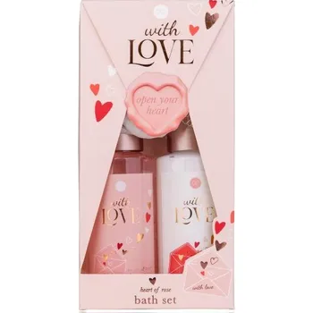 Kosmetická sada Accentra WITH LOVE, dárková sada péče o tělo, 3dílná k400001
