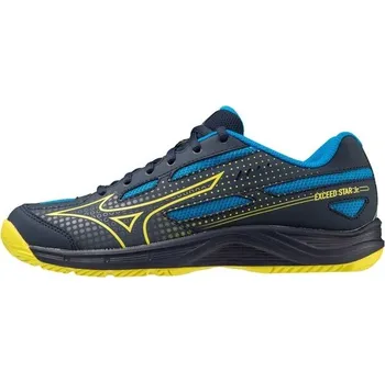 Dámská tenisová obuv Dětská tenisová obuv Mizuno WAVE EXCEED STAR AC JR 4.5 Modrá, Žlutá