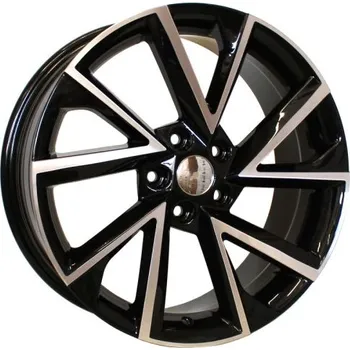 Alu kolo Alu kola Racing Line FE181, 20x8.5 5x112 ET38, černá + leštění