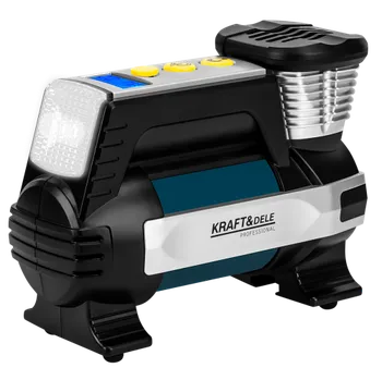 Kraft&Dele KD3442, kompresor do auta 12V | 250W, 6,9 bar, 35 l/min, LCD displej---