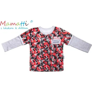 Pánské tričko Bavlněné tričko/polo Mamatti - ARMY, vel. 80