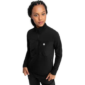 Pánská mikina SIROKO Dámská turistická fleecová mikina Symbol Černá 2XS ČERNÁ