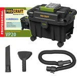 Aku průmyslový vysavač Procraft VP20 – 20V, 10 l, suché i mokré vysávání
