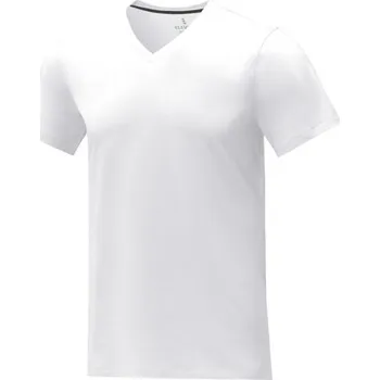 Pánské tričko Pánské tričko s krátkým rukávem a výstřihem do V Somoto - Bílá, M