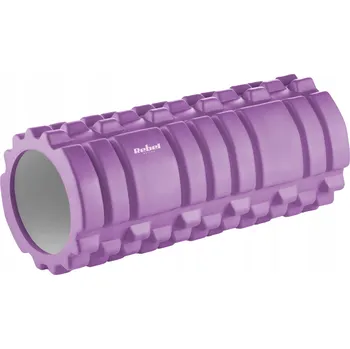 Masážní válec s výstupky Rebel 33 cm x 14 cm fialový