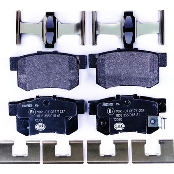 Brzdová destička Sada brzdových destiček, kotoučová brzda HELLA 8DB 355 015-611