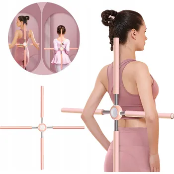 Krzyżyki na plecy prostowania TYČ NA CVIČENÍ JÓGY PRO NAROVNÁNÍ ZAD A PROTAHOVÁNÍ