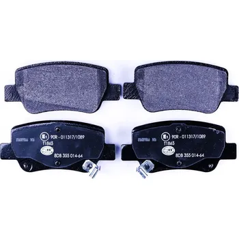 Brzdová destička Sada brzdových destiček, kotoučová brzda HELLA 8DB 355 014-641