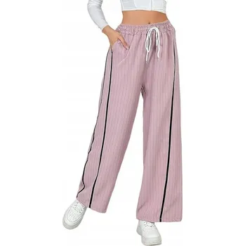 Dámské kalhoty RŮŽOVÉ DÁMSKÉ KALHOTY S PASEM ART69817-1 Univerzální velikost