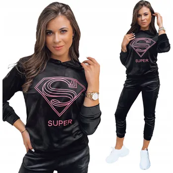 Dámská sametová TEPLÁKOVÁ SOUPRAVA , vel L/XL