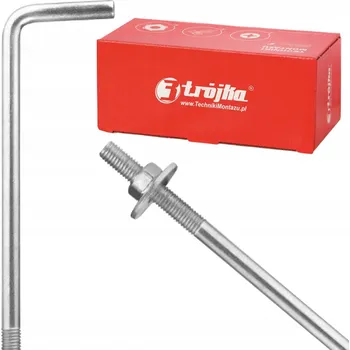 Kotva Kotva - šroub pro pozednice L ohnutý 14x300mm POZINK ***** 20 ks