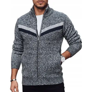 Pánský svetr DStreet svetr WX2261z šedý rolák velikost XXL