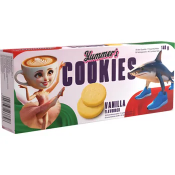 Yummer's Italian Brainrot sušenky s příchutí vanilky 140g