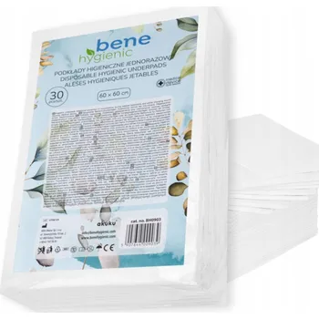 Inkontinenční podložka Jednorázová lékařská podložka 30 ks 60x60 cm absorpční hygienické podložky