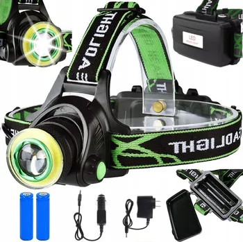 VÝKONNÁ ČELOVKA LED AKUMULÁTOROVÁ REFLEKTOROVÁ COB TURISTICKÁ ČELOVKA