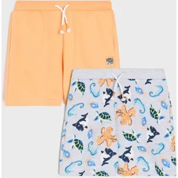 Dětská móda Sinsay - Sada 2 kraťas - oranžová - 143DX-20X - 143DX-20X-140