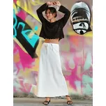 Sinsay - Midi sukně - krémová - 7174F-01X - 7174F-01X-XS-1