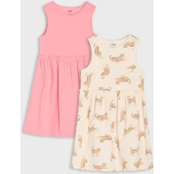 Dětská móda Sinsay - Sada 2&nbsp;šatů - vícebarevná - 151EF-MLC - 151EF-MLC-122