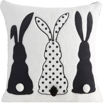 VELIKONOČNÍ DEKORAČNÍ POVLAK NA POLŠTÁŘ EASTER04 45X45 CM VZOROVANÁ