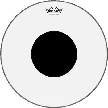 Blána Remo CS-0316-10 Controlled Sound Clear Black Dot 16" Blána na buben (Jako nové)