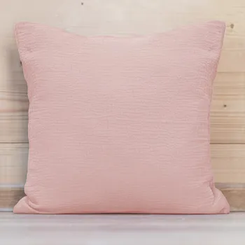 Povlak na polštářek Mušelínový povlak na polštář MSN-078 Pudrově růžový 40 x 60 cm